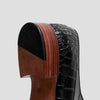 BLACK CROCODILE WHOLECUT DERBIES