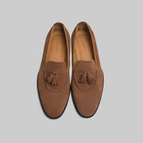 CAMEL BROWN TASSEL LOAFERS