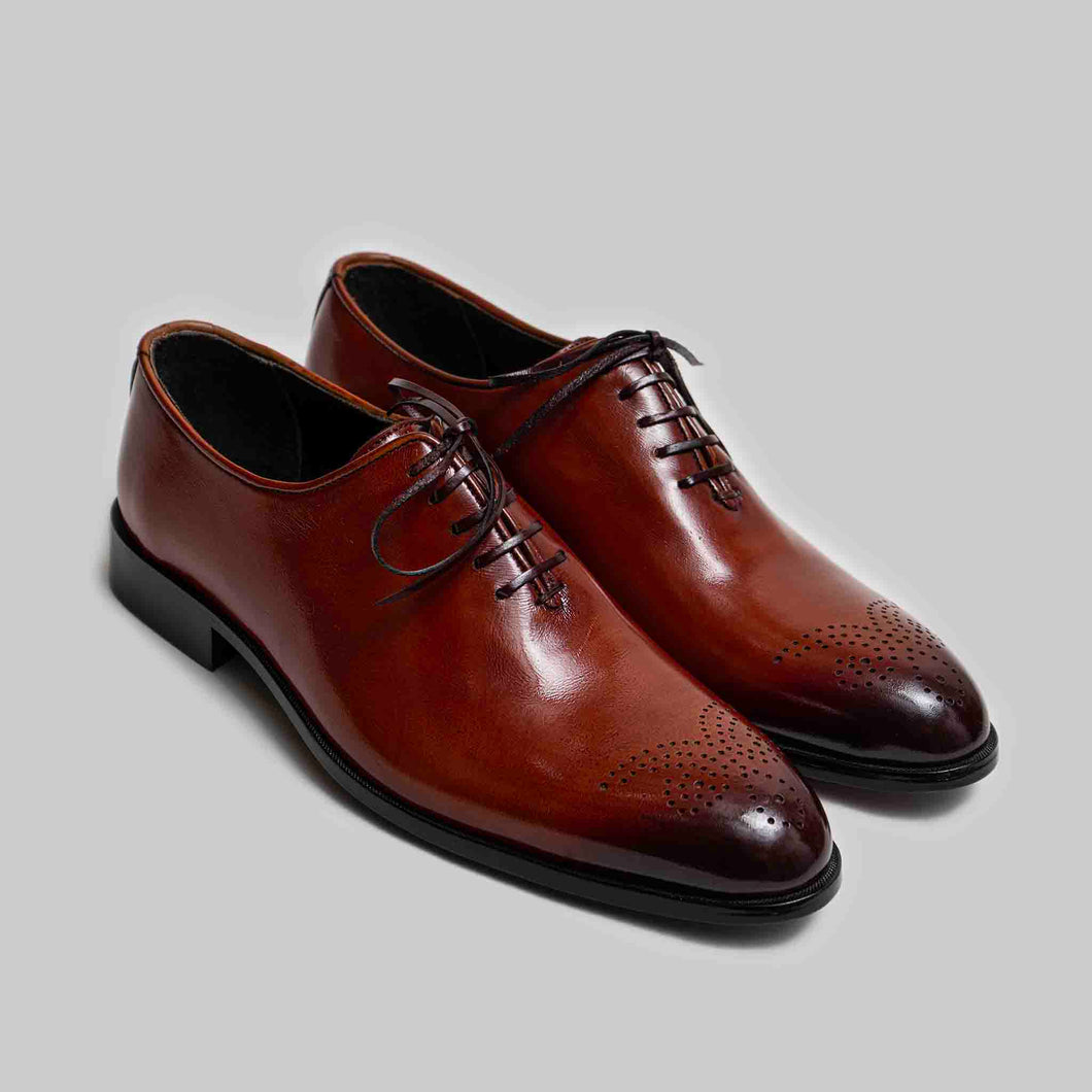 WHOLECUT BROGUES BROWN OXFORDS