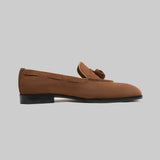 CAMEL BROWN TASSEL LOAFERS